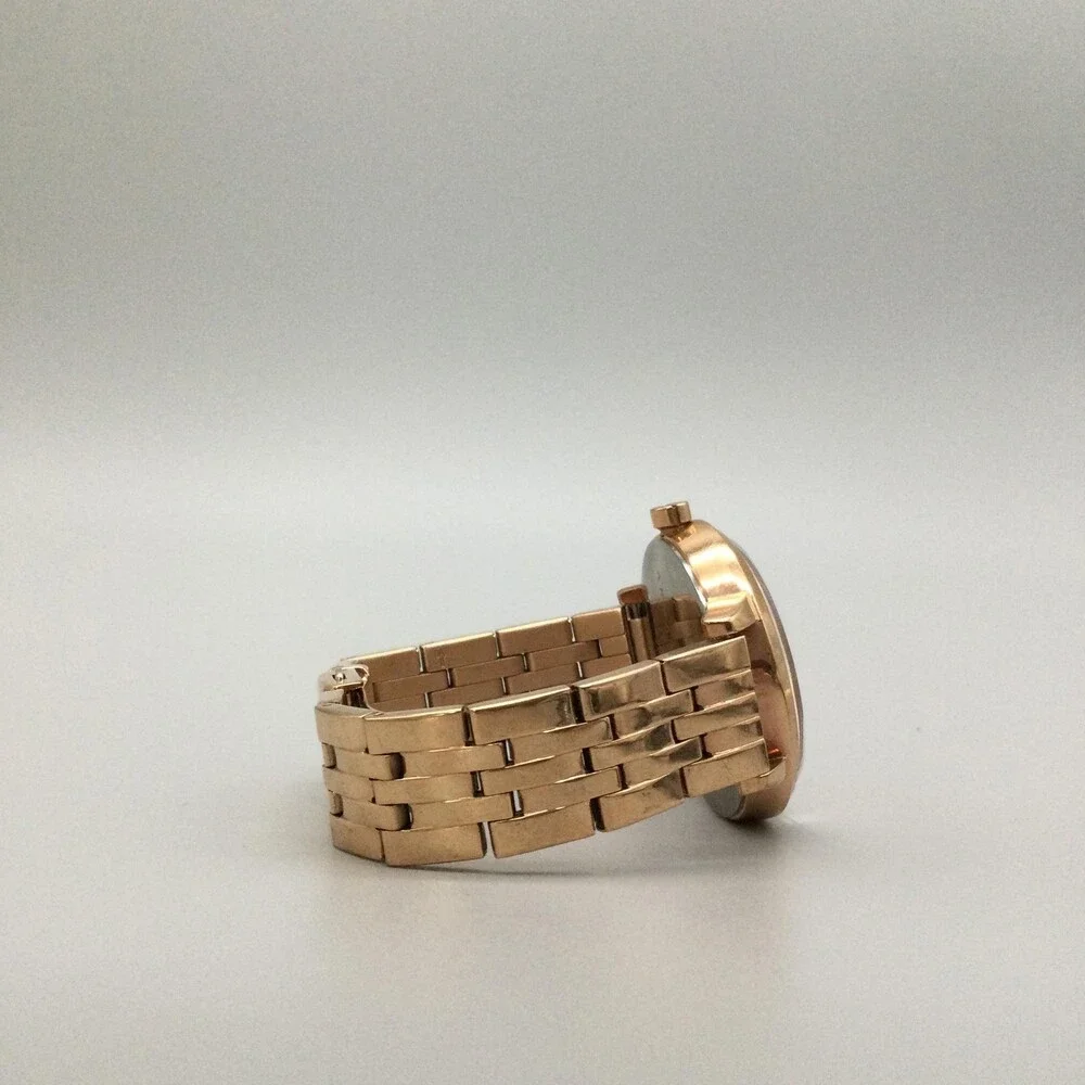 Armani Exchange AX5362 Womens Watch 38mm Rose Gold Tone Bracelet New Battery 6
